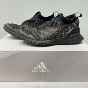 Adidas rapidarun laceless knit cloudfoam athletic shoes youth boys 5